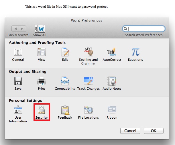 User privileges in microsoft word on mac download